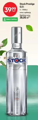 Wódka Stock Prestige promocja w Żabka