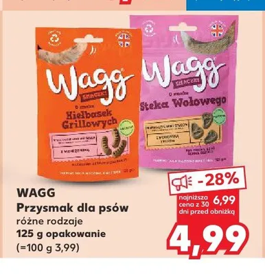 Przysmak dla psów Wagg różne rodzaje promocja w Kaufland