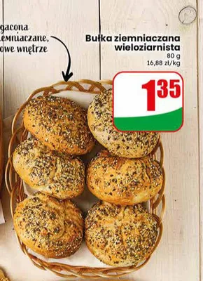 Bułka ziemniaczana wieloziarnista promocja w Dino