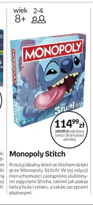 Gra Monopoly Stitch promocja w Dzień Dziecka