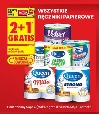 Ręczniki papierowe promocja w Biedronka