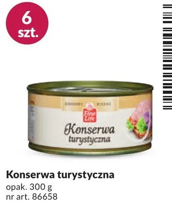 Konserwa turystyczna promocja w Makro