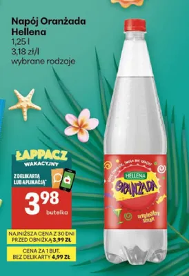 Napój Oranżada Hellena promocja w Delikatesy Centrum