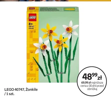 Klocki LEGO 40747 Żonkile promocja w Empik