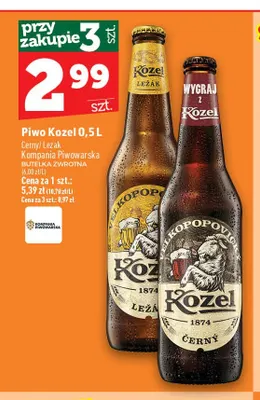 Piwo Kozel Ležák promocja w TOPAZ