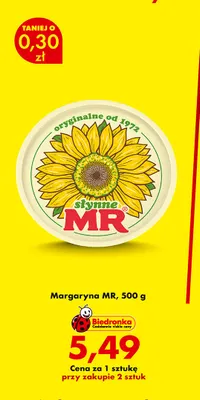 Margaryna MR promocja w Biedronka