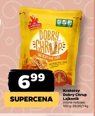 Krakersy Dobry Chrup Lajkonik promocja w Netto