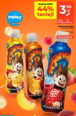 Napój owocowy Wojanek truskawka-malina promocja w Dealz