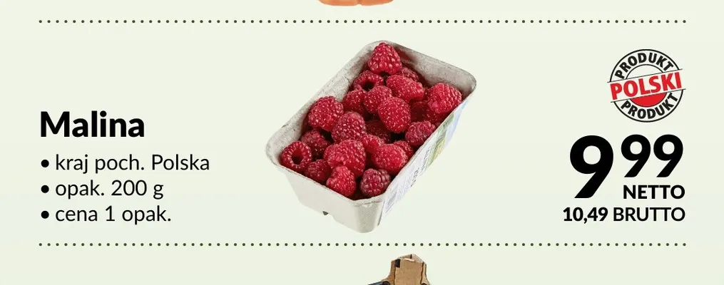 Maliny promocja w Makro