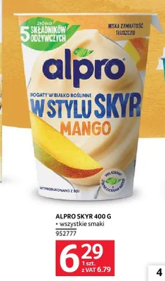 Deser Alpro w stylu skyr mango promocja w Selgros