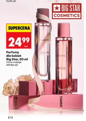 Perfumy dla kobiet Big Star promocja w Biedronka