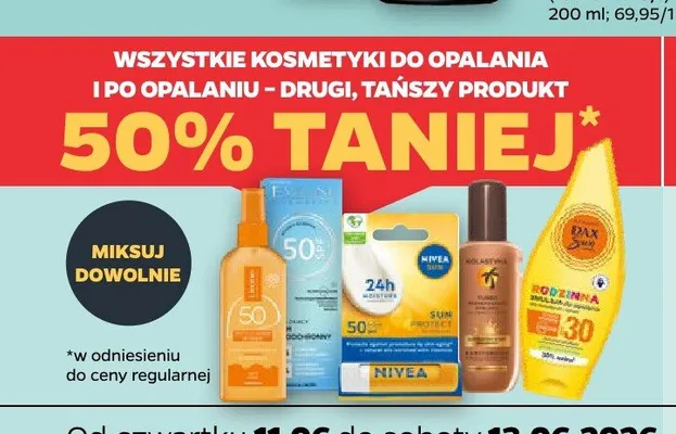 Kosmetyki do opalania i po opalaniu promocja w Netto