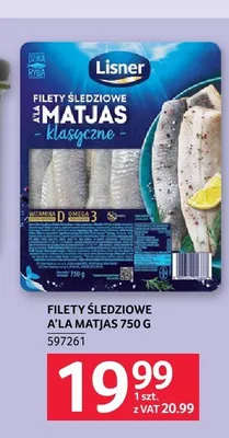 Filety śledziowe a'la Matjas Lisner promocja w Selgros
