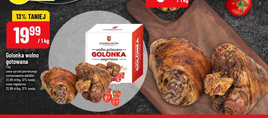 Golonka wolno gotowana wieprzowa Stanisławów promocja w POLOmarket