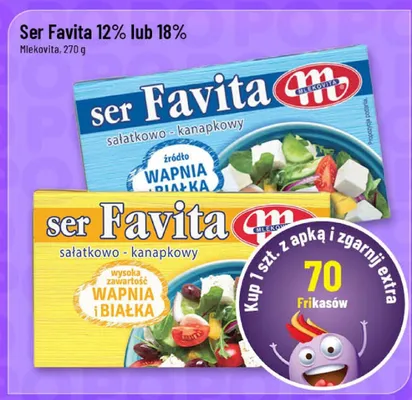 Ser Favita 12% lub 18% promocja w POLOmarket