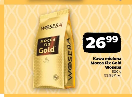 Kawa mielona Mocca Fix Gold Woseba promocja w Netto