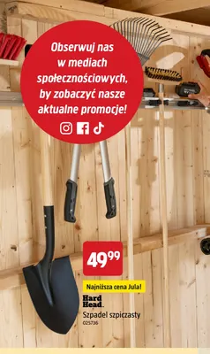 Szpadel szpiczasty Hard Head promocja w Jula