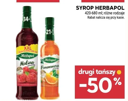 Syrop Herbapol promocja w Stokrotka