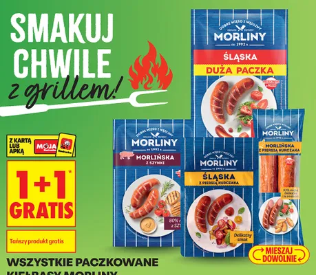 Kiełbasa Śląska z piersią kurczaka Morliny promocja w Biedronka