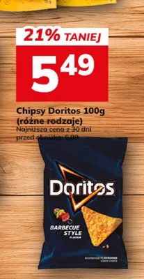 Chipsy Doritos Barbecue Style promocja w Hitpol