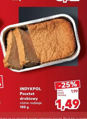 Pasztet drobiowy Indykpol promocja w Kaufland