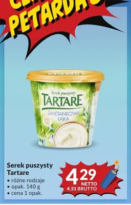 Serek puszysty Tartare promocja w Makro