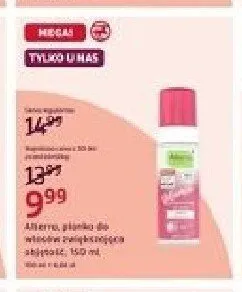 Pianka do włosów zwiększająca objętość Alterra promocja w Rossmann