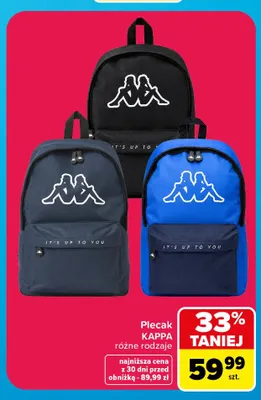 Plecak Kappa promocja w Carrefour