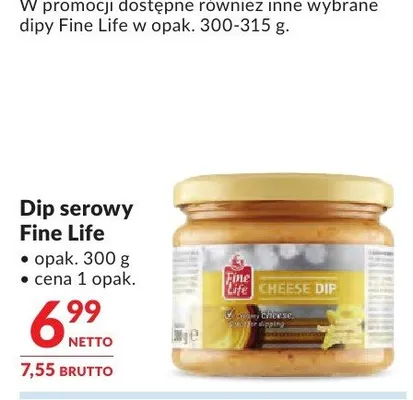 Dip serowy Fine Life promocja w Makro