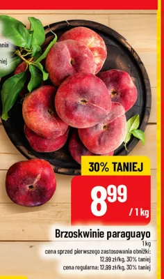 Brzoskwinie paraguayo promocja w POLOmarket
