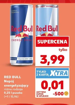 Napój energetyzujący Red Bull promocja w Kaufland