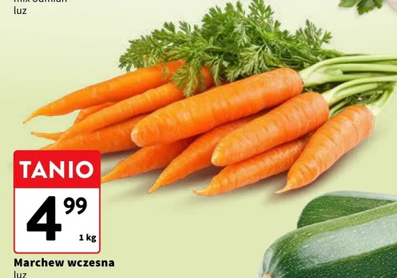Cukinia zielona luz promocja w Intermarche
