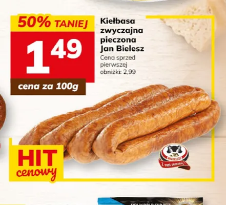 Kiełbasa zwyczajna pieczona Jan Bielesz promocja w Hitpol