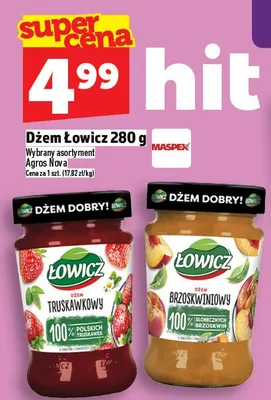 Dżem Łowicz promocja w TOPAZ
