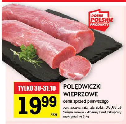Polędwiczki wieprzowe promocja w Gram Market