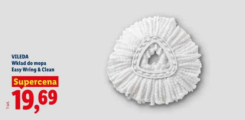 Wkład do mopa Vileda Easy Wring & Clean promocja w Lidl
