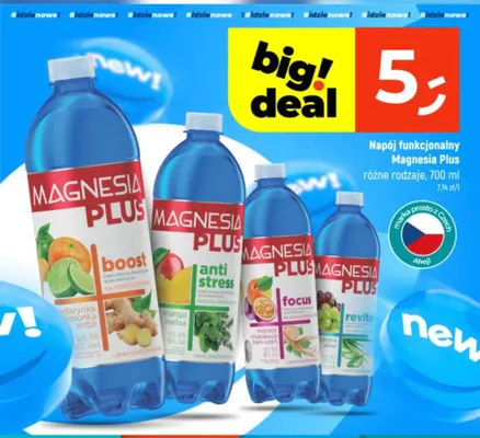 Napój funkcjonalny Magnesia Plus Revital promocja w Dealz