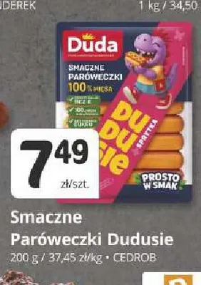 Smaczne paróweczki Dudusie Duda promocja w Marketvita