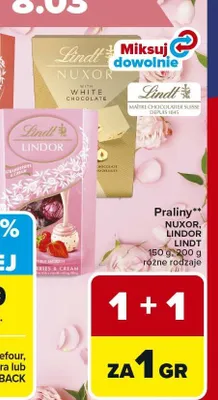 Praliny Nuxor, Lindor, Lindt promocja w Carrefour Market