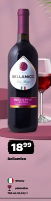 Wino czerwone Bellamico promocja w Netto
