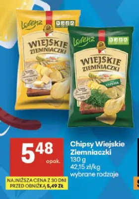 Chipsy Wiejskie Ziemniaczki promocja w Delikatesy Centrum