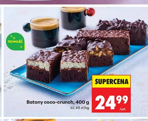 Batony coco-crunch promocja w Biedronka