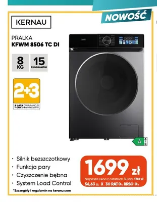 Pralka Kfwm 8506 Tc Di Kernau promocja w Max Elektro
