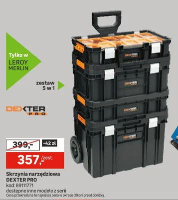 Skrzynia narzędziowa promocja w Leroy Merlin