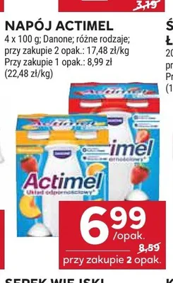 Napój jogurtowy Actimel 4-pak promocja w Stokrotka