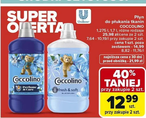 Płyn do płukania tkanin promocja w Carrefour