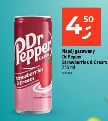 Napój gazowany Strawberries & Cream promocja w Dealz