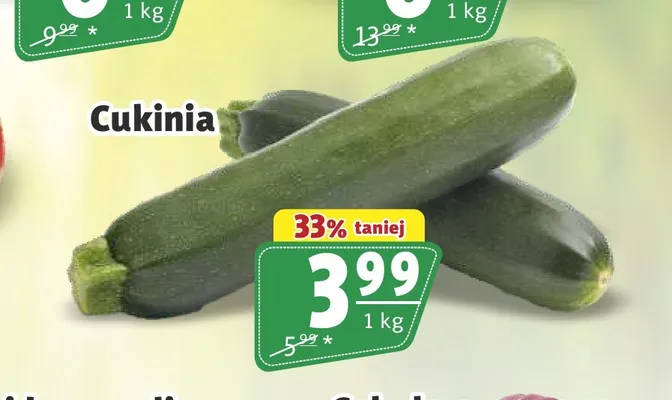 Cukinia promocja w Prim Market
