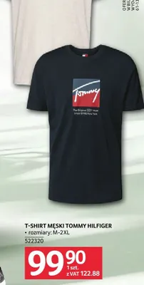 T-shirt męski Tommy Hilfiger rozmiary M-2XL promocja w Selgros