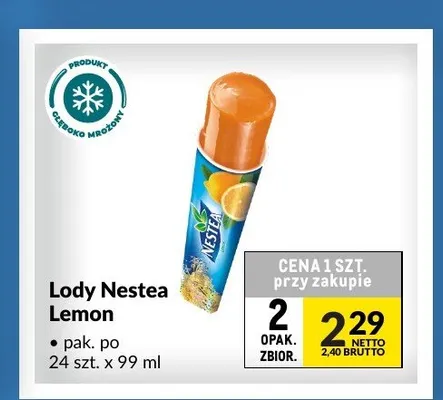 Lody Nestea Lemon promocja w Makro